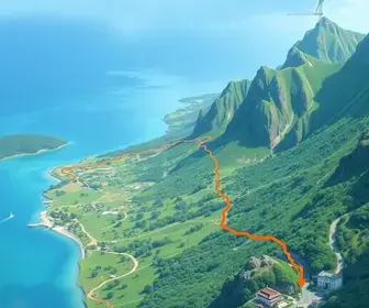 Como chegar à Via Lago e ao Lago Azul