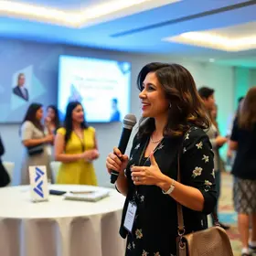 Mais de 400 mulheres empreendedoras participam de palestra com Cíntia Chagas no Centro de Convenções de Araguaína